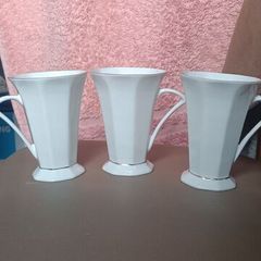 3 fine bone china cups