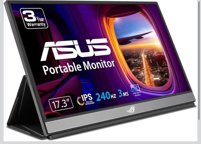 ASUS Rog Strix XG17AHPE 17.3" portable Gaming Monitor