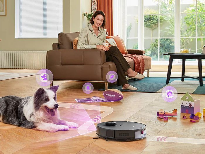 Eureka E20 Evo Plus Robot Vacuum with Bagless Self Emptying Station White