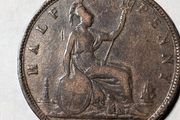 1869 Bronze Halfpenny