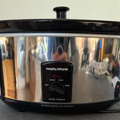 Large slow cooker, Morphy Richards, 6.5l