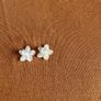 Mother of Pearl snd Natural Diamond Earring Image 3