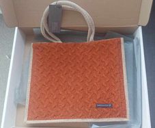 BNIB IrelandsEye Knitwear Luxury Wool & Cashmere Shopper Bag - Terracotta