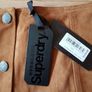 skirt leather brown superdry Medium Size M Brand new Image 7