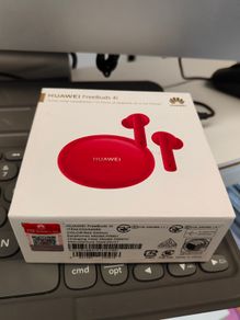 Huawei FreeBuds 4i Bluetooth in Ear Headphones Noise Cancellation Red