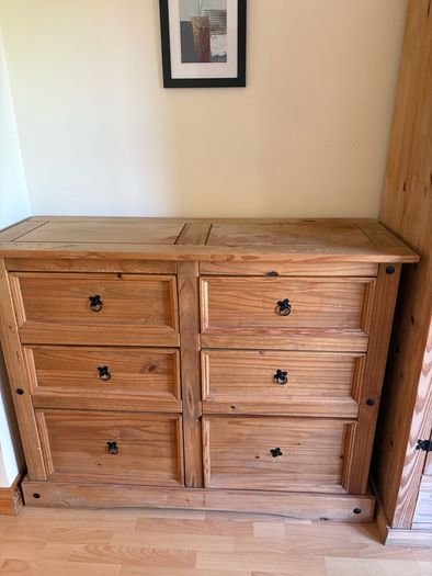 5-piece Corona Mexican Pine bedroom set