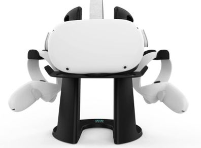 VR Headset and Touch Controllers Display Stand, Helmet & Handle Holder Mount Station for Quest 2 for Pico 4 MULTIPLE COLOURS AVAILABLE, SEE PHOTOS (FREE POSTAGE)