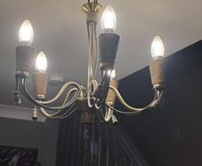 Three assorted ceiling light fittings