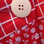 1970s Vintage Polka Dot Button down skirt Image 2