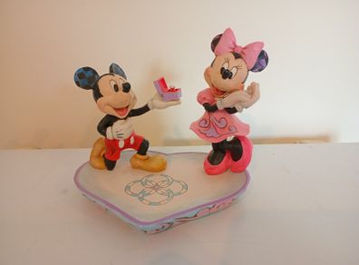 Disney Shoecase Collection Disney Tradition A Magical Moment Mickey And Minnie Figurine