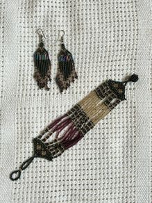 Handmade Morocco Earring and Bracelet set