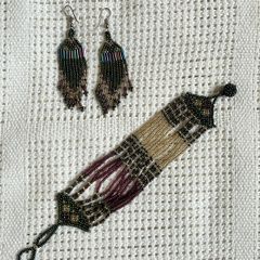 Handmade Morocco Earring and Bracelet set