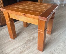 wooden side table