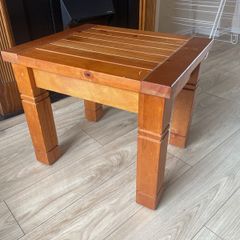 wooden side table