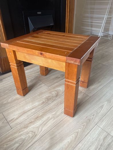 wooden side table