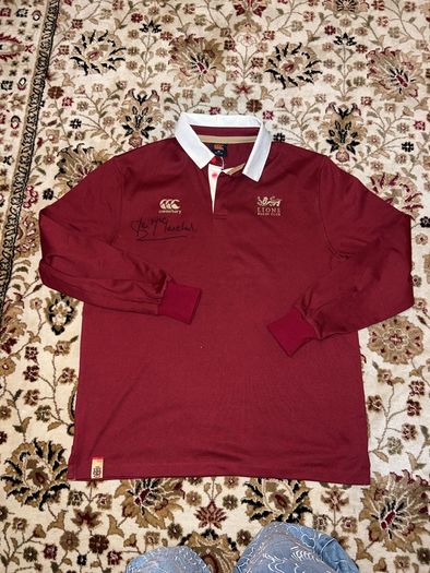 signed lions jersey