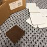Coasters, plain white, new in box, about sixty five Image 4