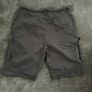 Brown/Grey Cargo Shorts Image 2
