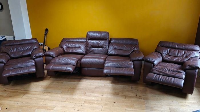 Electric Recliner sofa armchair set