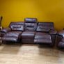 Leather electric recliner sofa Image 3