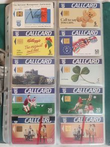 Mint Irish callcards x 101