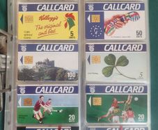 Mint Irish callcards x 101