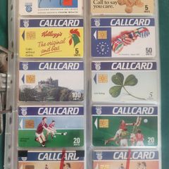 Mint Irish callcards x 101