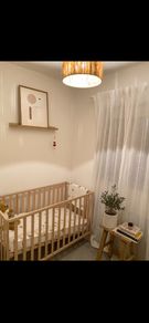 Solid Oak Baby Cot