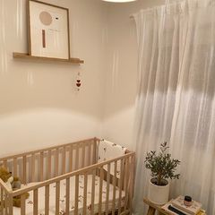 Solid Oak Baby Cot