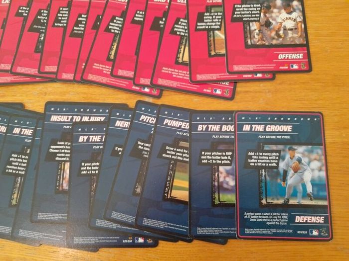 57 MLB Showdown Trading Card Bulk Lot (WOTC 2000-2002) Players & Strategy. Wizards of the Coast. Collectable, sports, memorabilia. Baseball. USA.