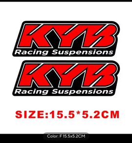 Motorcycle Shock Stickers