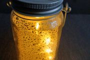 Battery operated light-up jar