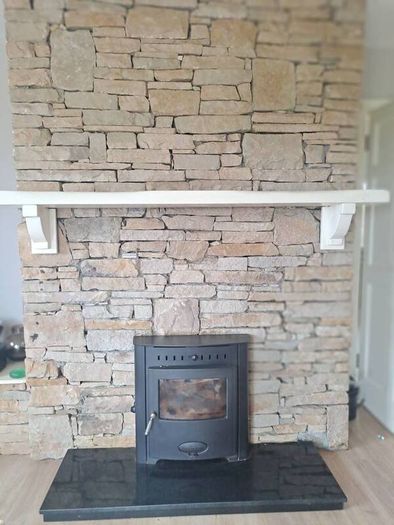 Back boiler stove