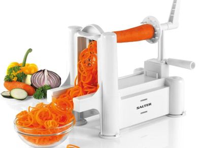 Salter vegetable spiraliser with 3 blades