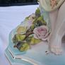 19th Century Hand Painted Dresden Porcelain Candle Stick (13") Image 6