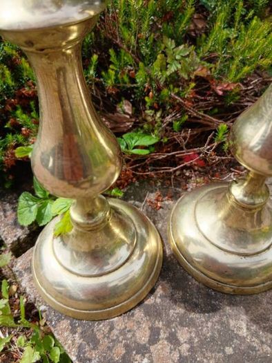 Bass Candlesticks Pair-Beautiful gift