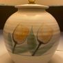 Hand thrown Irish pottery lamp with tulip design Image 2