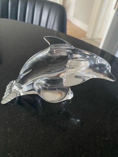 Galway Crystal Glass jumping Dolphin