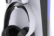 Controller Mount Compatible with PS5, Bracket Compatible with PS5 Controller and Headphone