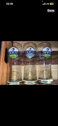 beer whiskey glasses