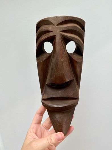 Mamuthones Wooden Mask wall art