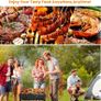 Portable Folding Charcoal Barbecue Grill 20.47x W11.61x H8.74 inches Image 3