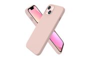 Liquid Silicone Shockproof Case For iPhone 13 Luxury Soft Phone Cover Pink New - FHT3IP13LK