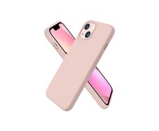 Liquid Silicone Shockproof Case For iPhone 13 Luxury Soft Phone Cover Pink New - FHT3IP13LK