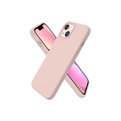 Liquid Silicone Shockproof Case For iPhone 13 Luxury Soft Phone Cover Pink New - FHT3IP13LK