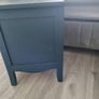 Set of Navy & Gold Bedside Lockers Image 2