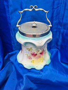 antique biscuit jar
