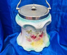 antique biscuit jar