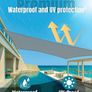 Sun Shade Sail Rectangle Waterproof 2 x 3m, 420D Oxford Waterproof Garden Shade Canopy, Garden Canopy with Awning Attachment for Garden Beach Patio, 98% UV Block, Free Fixing Kit, Grey (FREE SHIPPING) Image 5