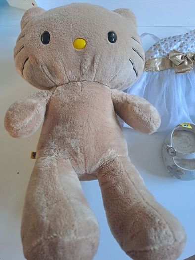 Rare Retired Build-a-Bear Hawaiian Tan Hello Kitty + Outfit